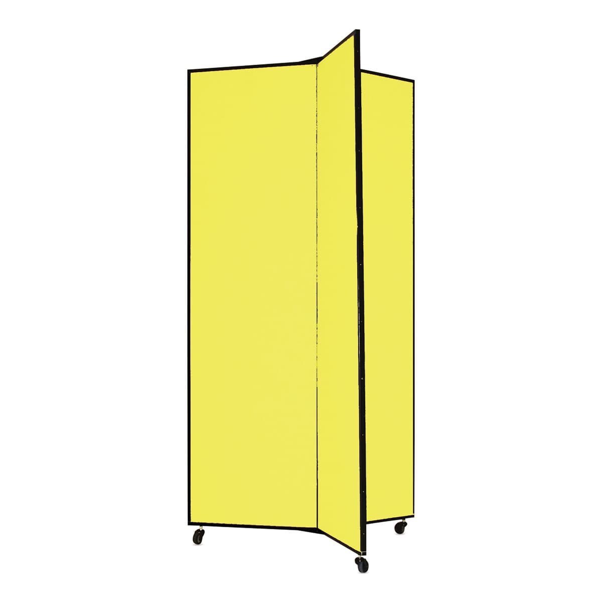 Screenflex Mobile Display - 6 ft 5", Yellow, 3 Panel