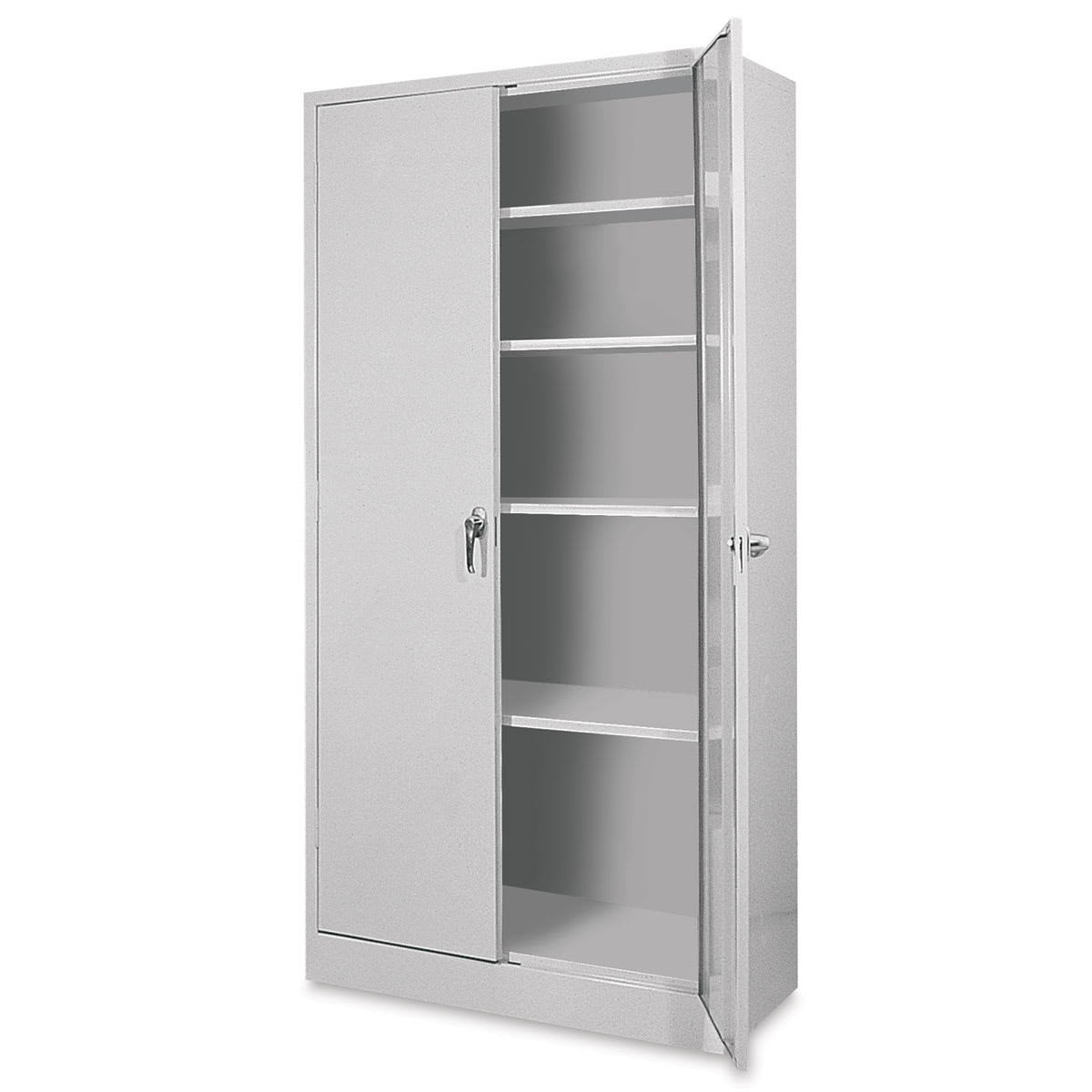 Atlantic Metal Bookcase - 36" x 72" x 24", Dove Gray, 4 Shelves
