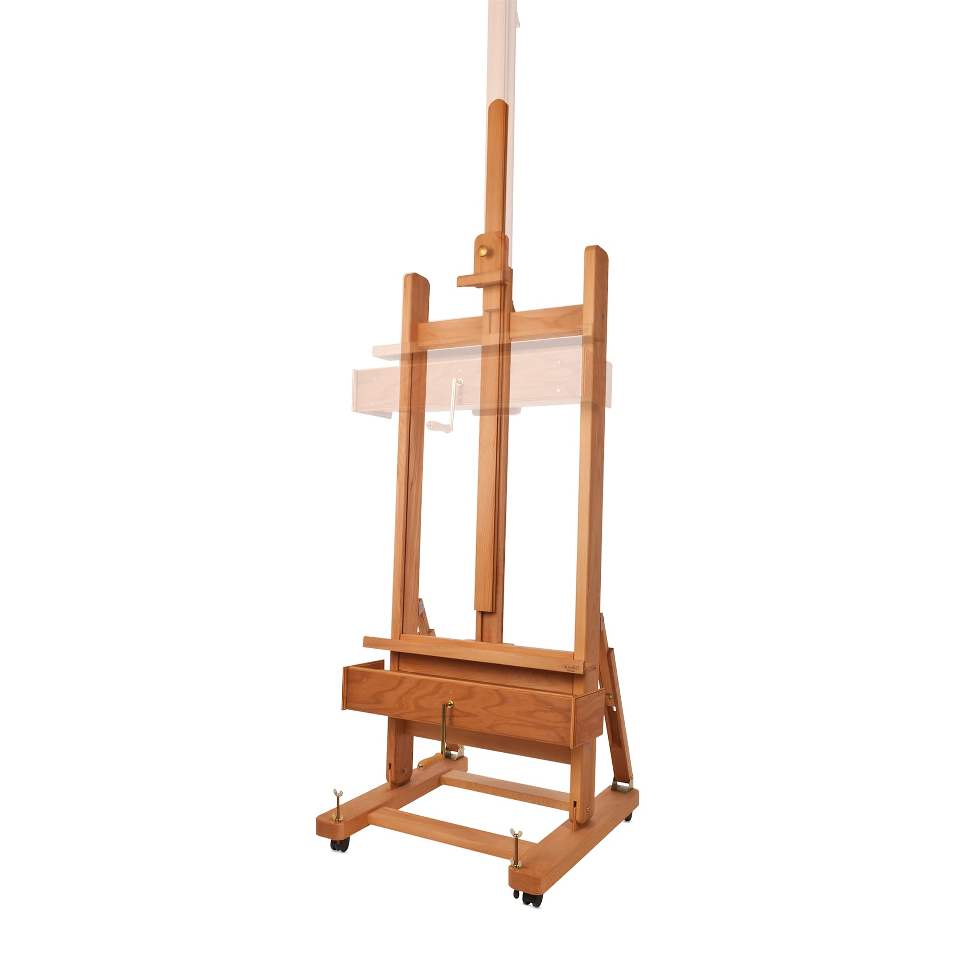 Mabef Master Studio Easel M-04, range of motion