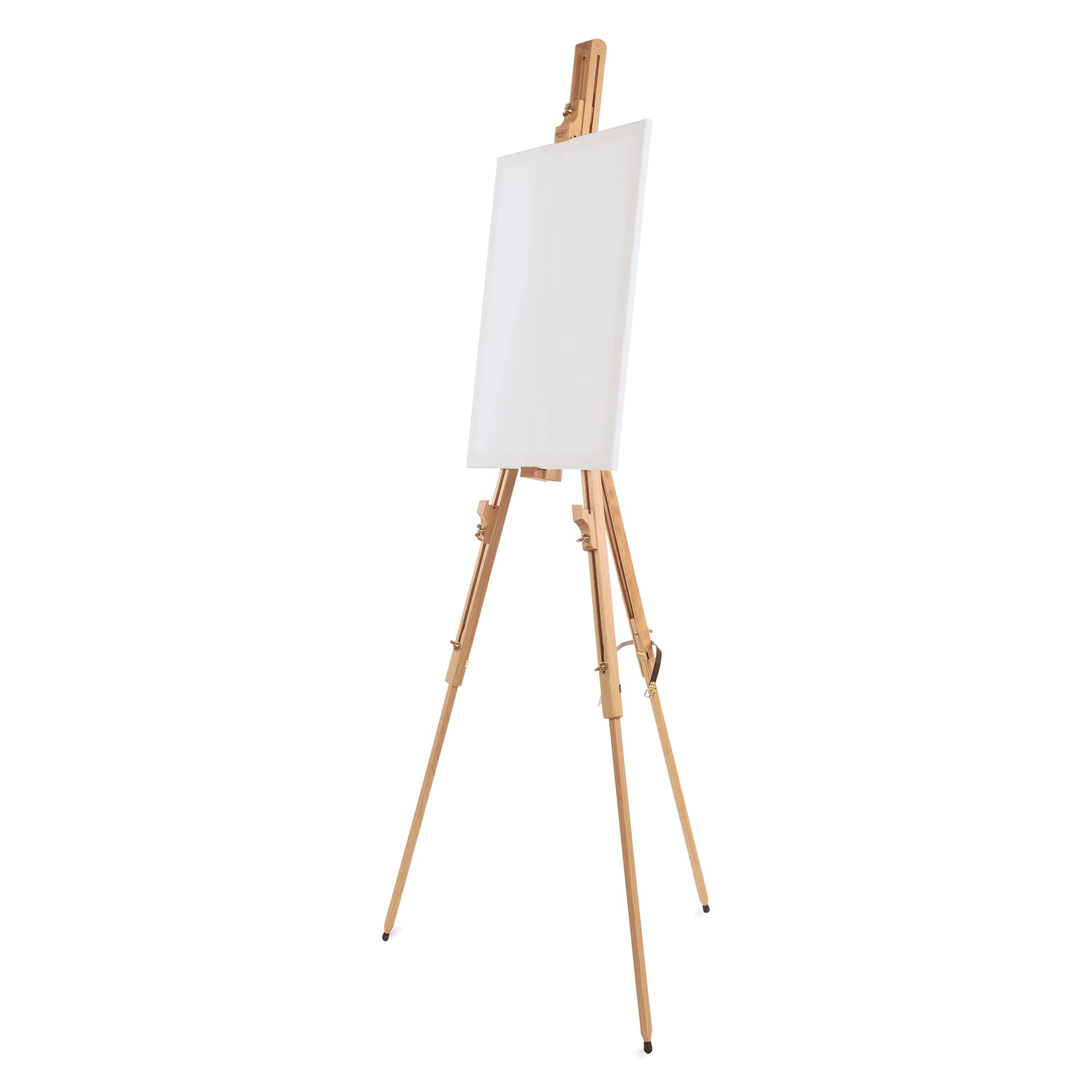 Mabef Universal Tripod Easel M-28 with a blank canvas
