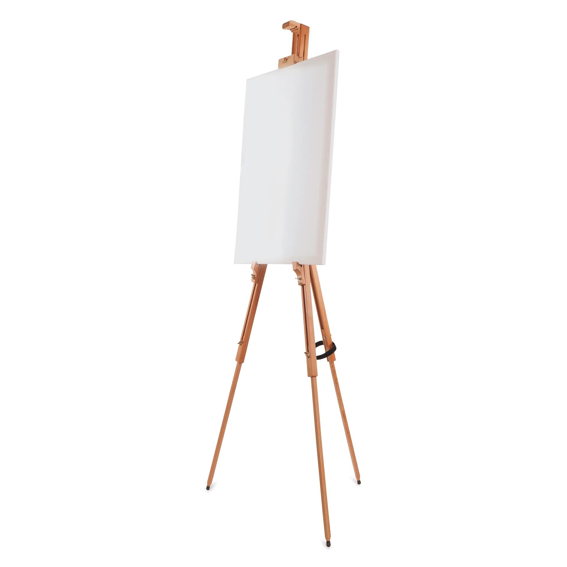 Mabef Value Folding Field Easel with blank canvas