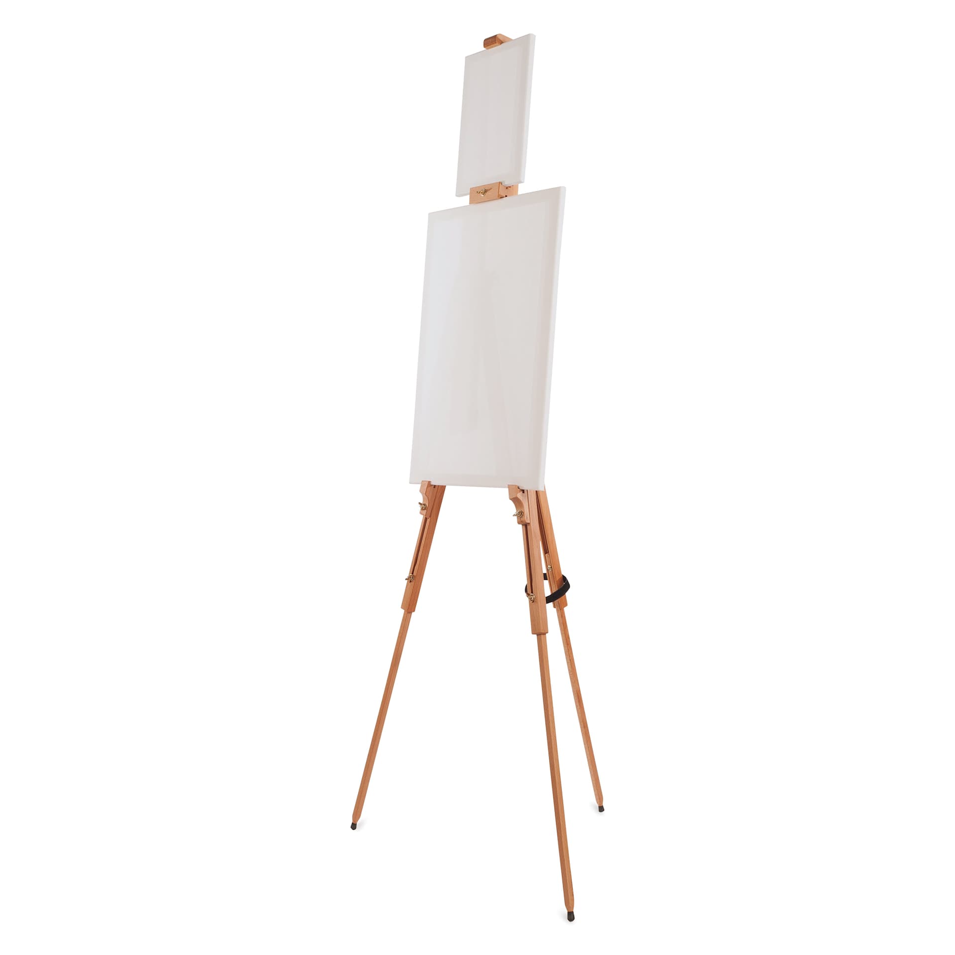Mabef Value Folding Field Easel with a small and large canvas