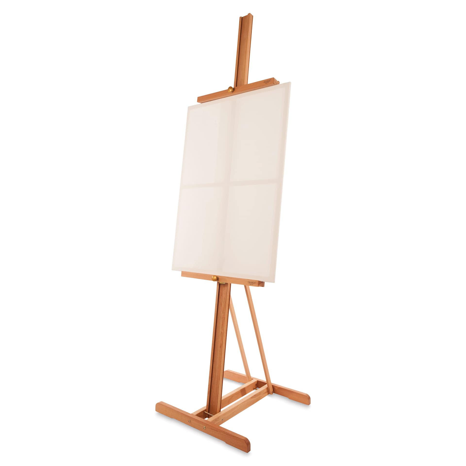 Mabef Lyre Convertible Easel M-25 with blank canvas