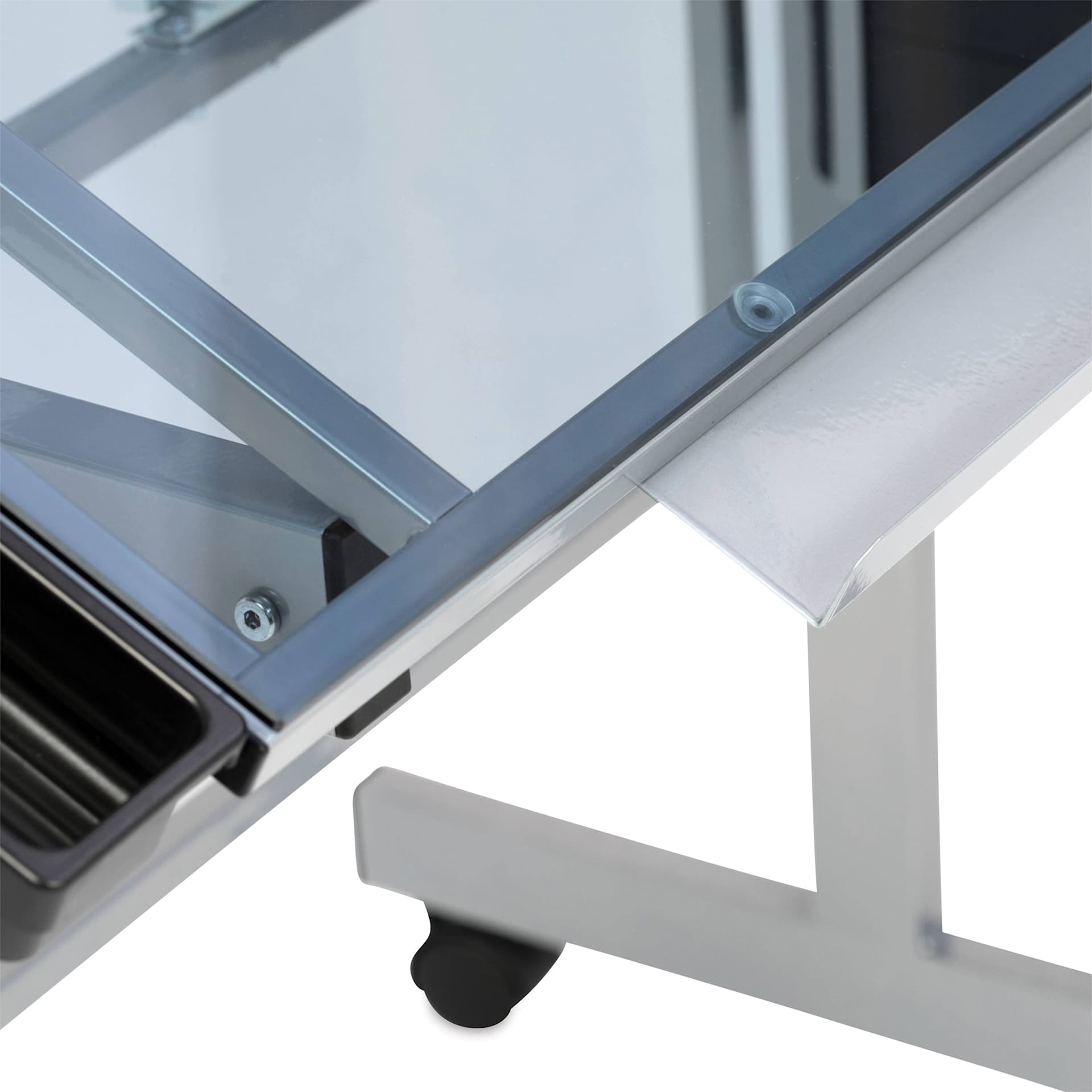 Studio Designs Vision Craft Station, close-up of the pencil tray