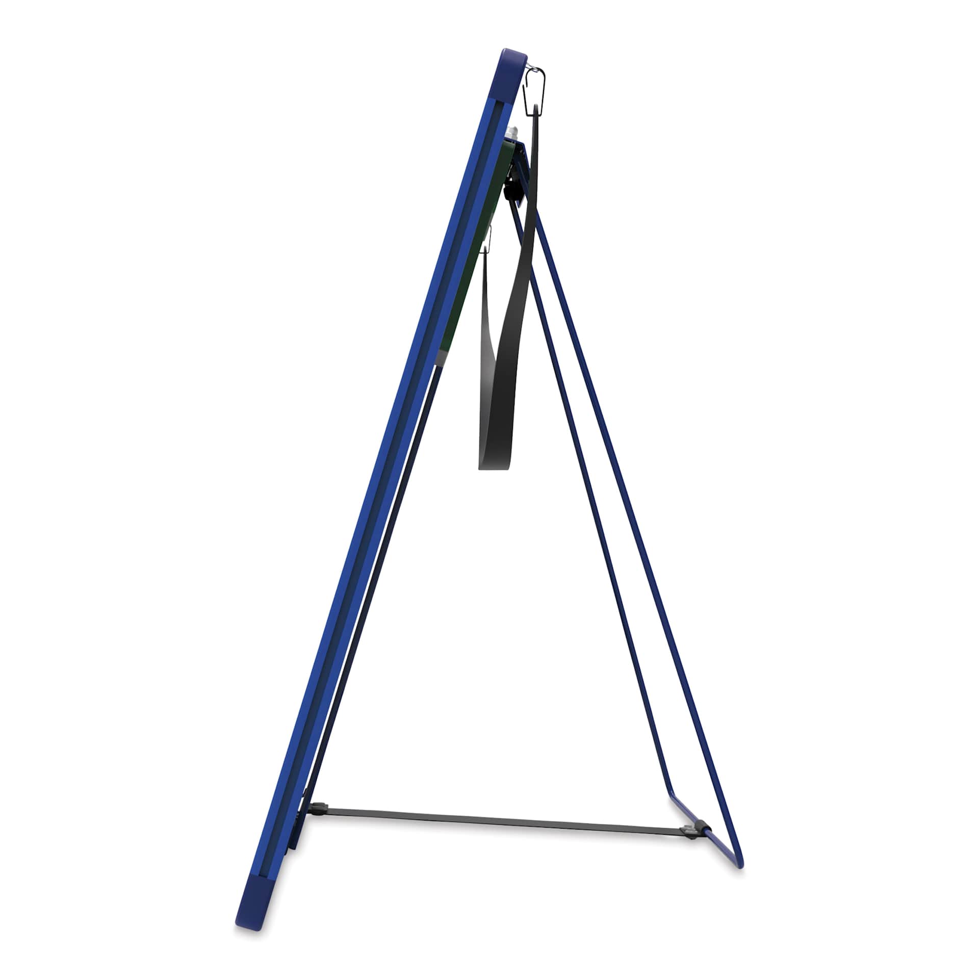 Copernicus Pack and Go Whiteboard Easel - side view with kickstand extended