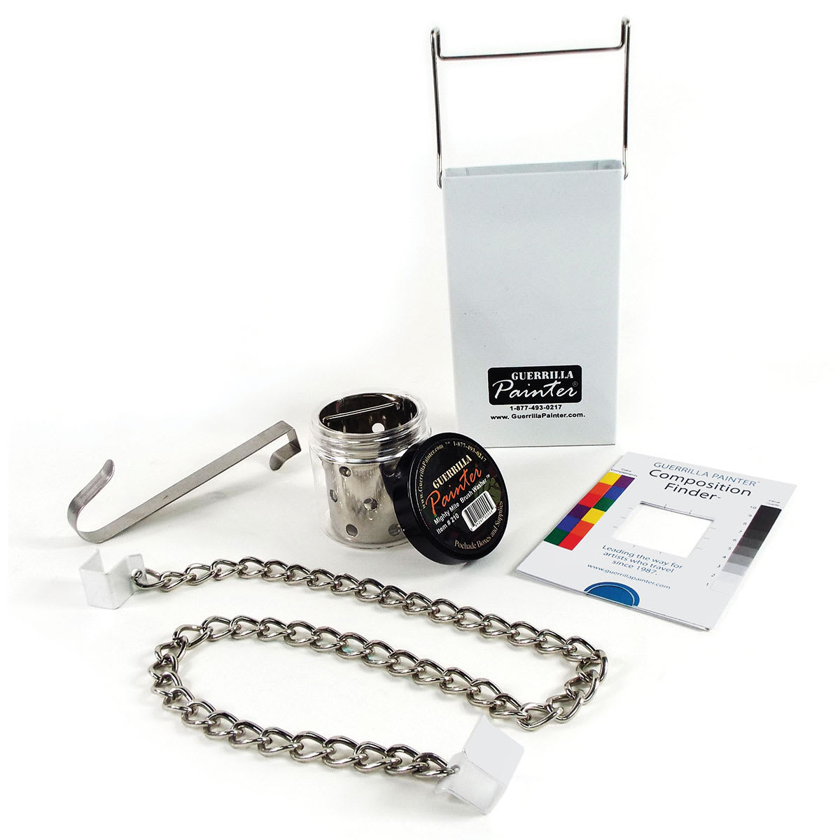 Guerrilla Painter Guerrilla Box Accessory Kit - Components shown
