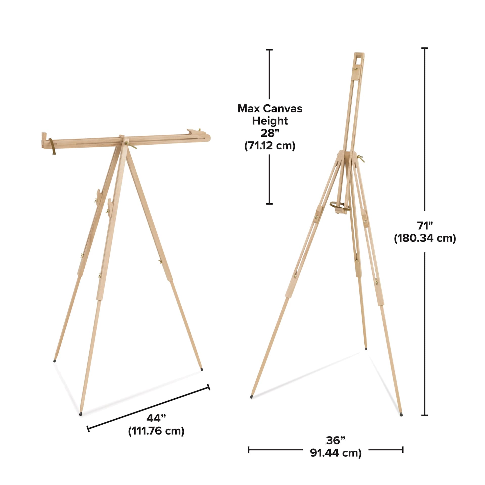 Blick Studio Classic Field Easel, dimensions Blick Studio Classic Field Easel, dimensions