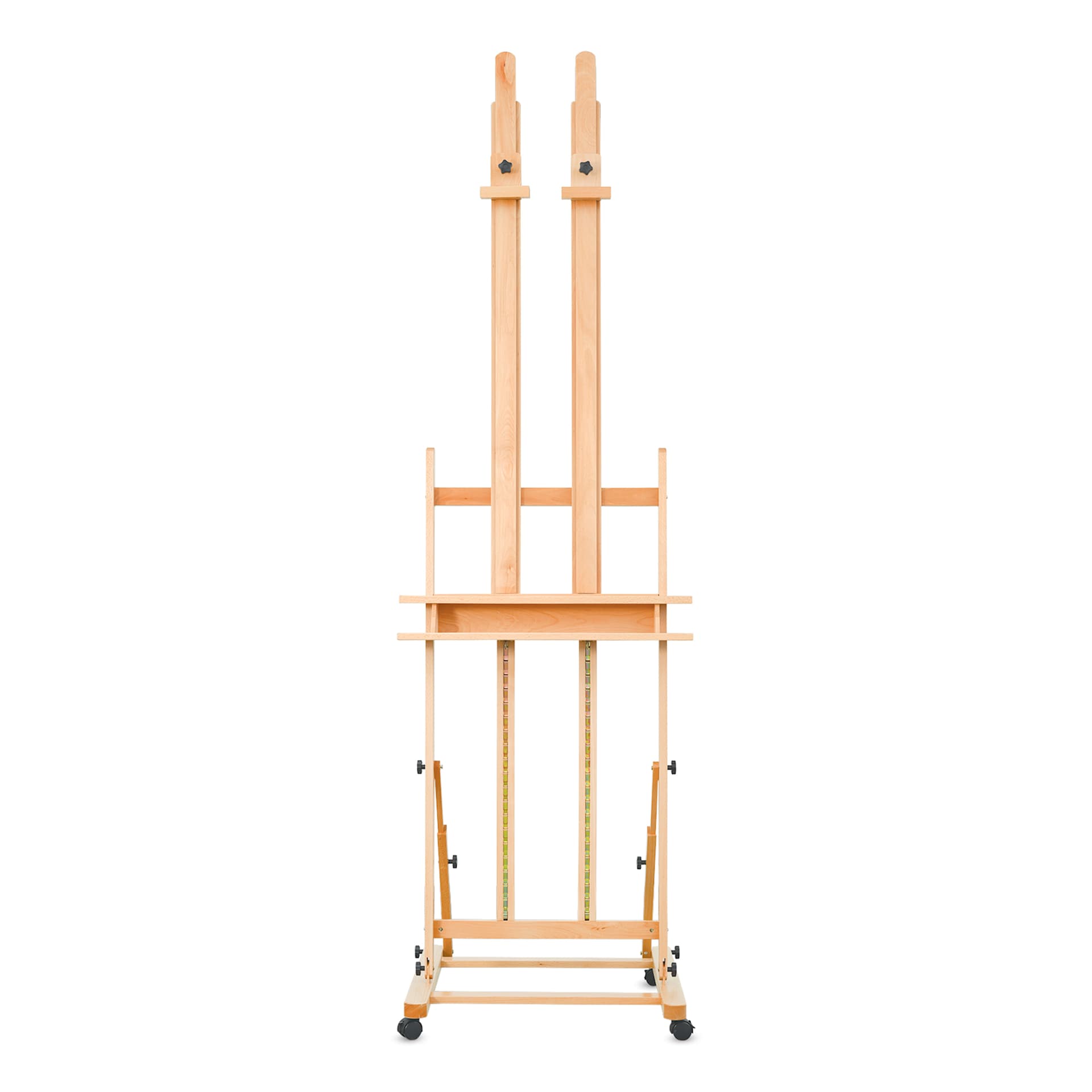 Blick Studio Heavy-Duty H-Frame Easel (centrer masts and cavnas support at highest position)