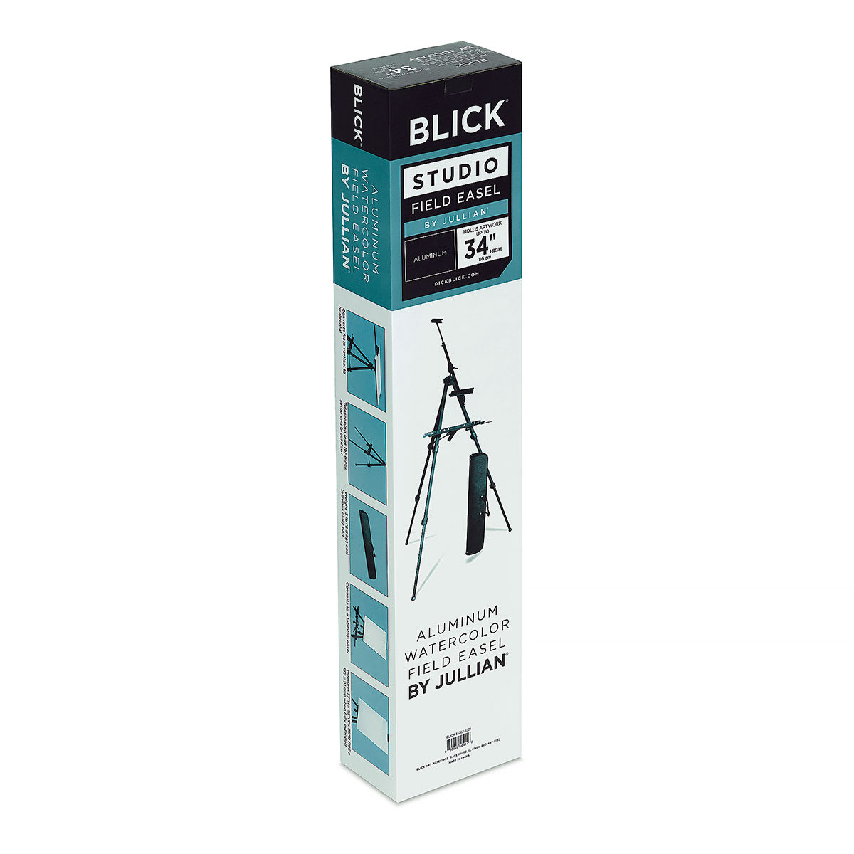 Blick Studio Aluminum Watercolor Field Easel by Jullian, in packaging Blick Studio Aluminum Watercolor Field Easel by Jullian, in packaging