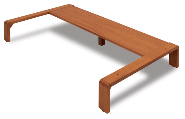 Studio Designs Ponderosa Table - Angled view of Table Leg Extension