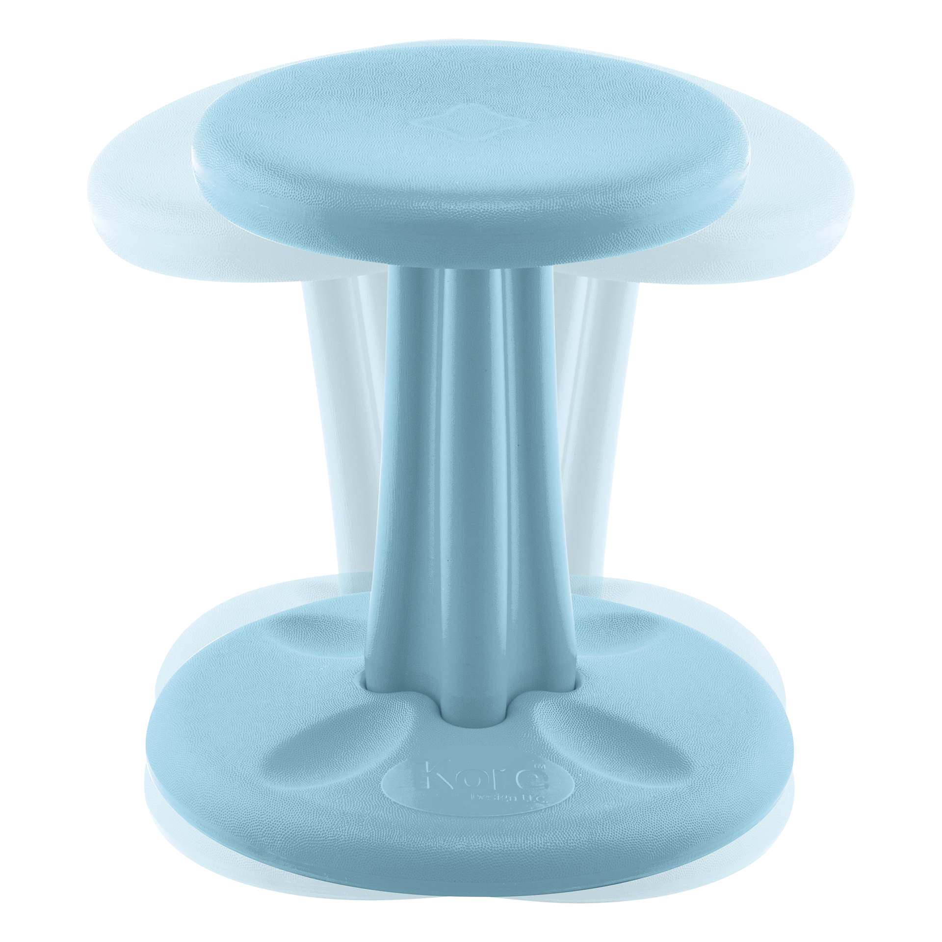 Kore Design Kids Wobble Stool - Pale Blue, 14" Tall