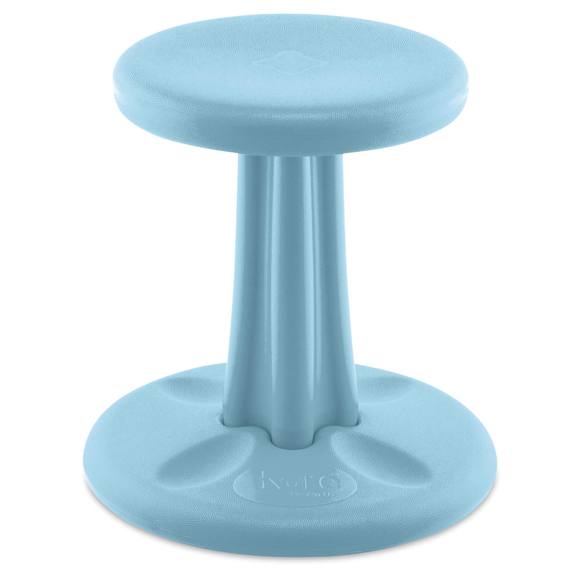 Kore Design Kids Wobble Stool - Pale Blue, 14" Tall - out of packaging