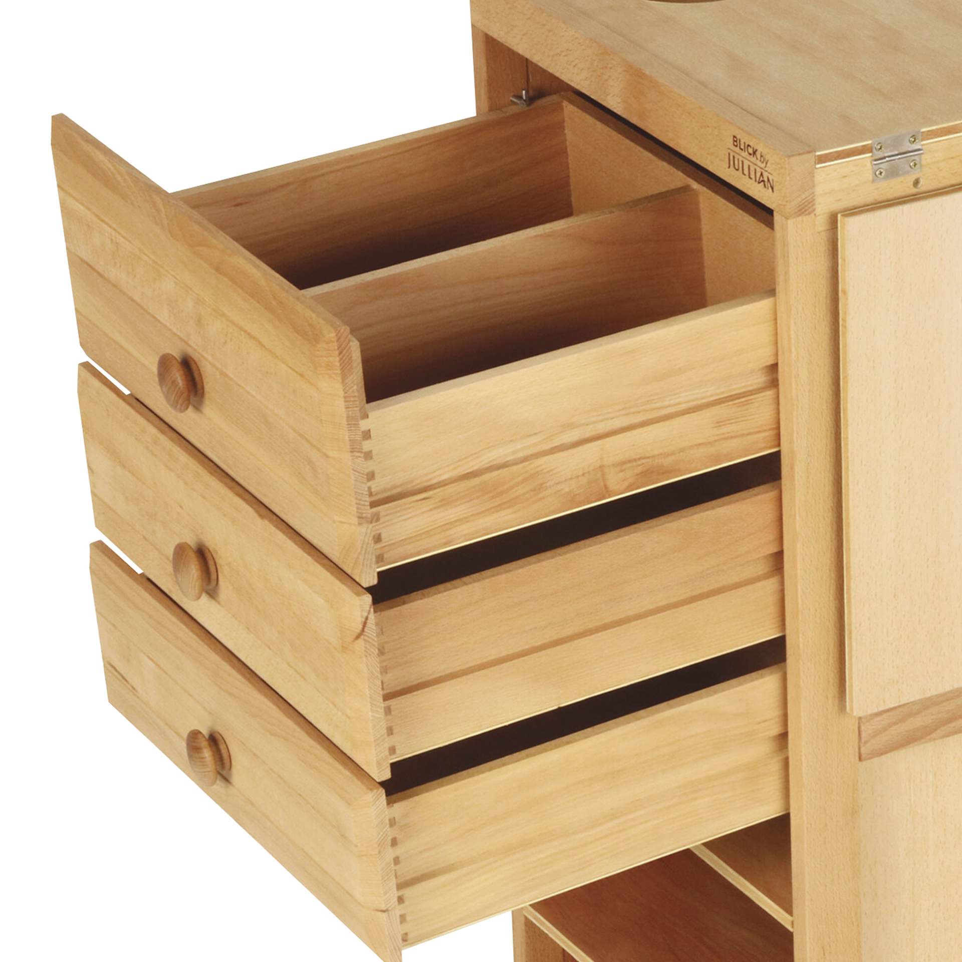 Blick Artists' Taboret, drawers open Blick Artists' Taboret, drawers open