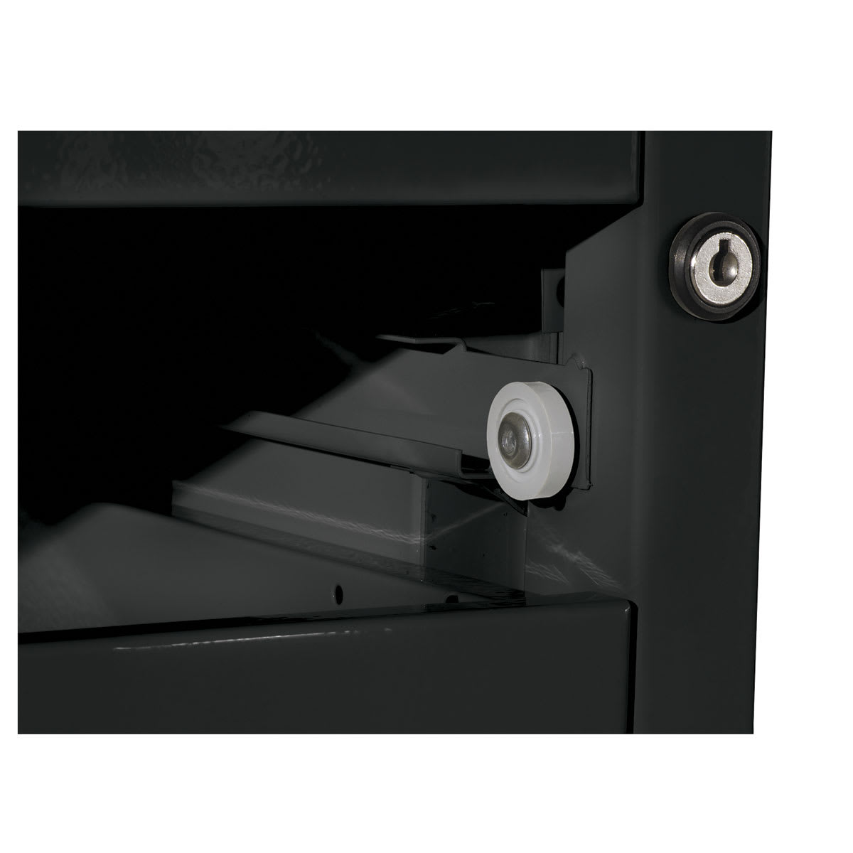 Bieffe BF Line Flat File, Close-up of Inside File Drawer