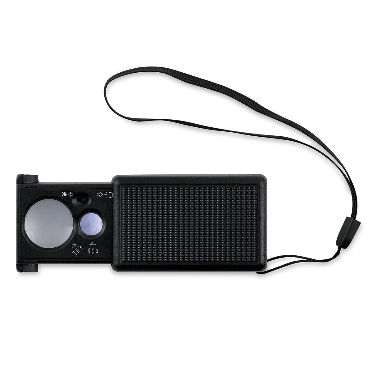Iwata LED Light and Magnifier - Shown sideways with Magnifier extended
