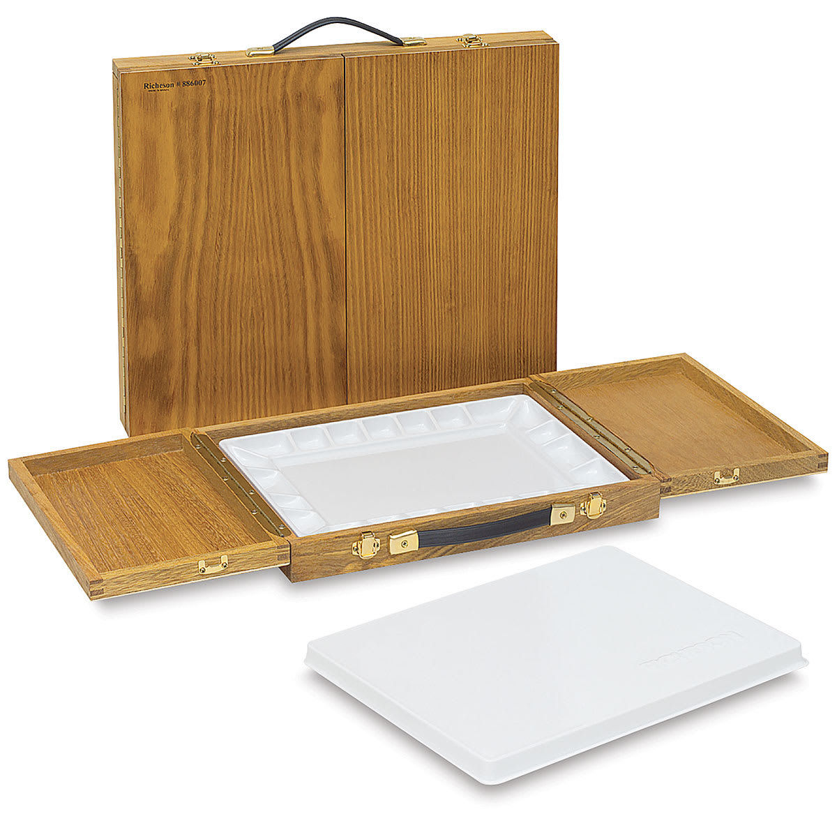 Richeson French Companion Wood Storage Case with Palette