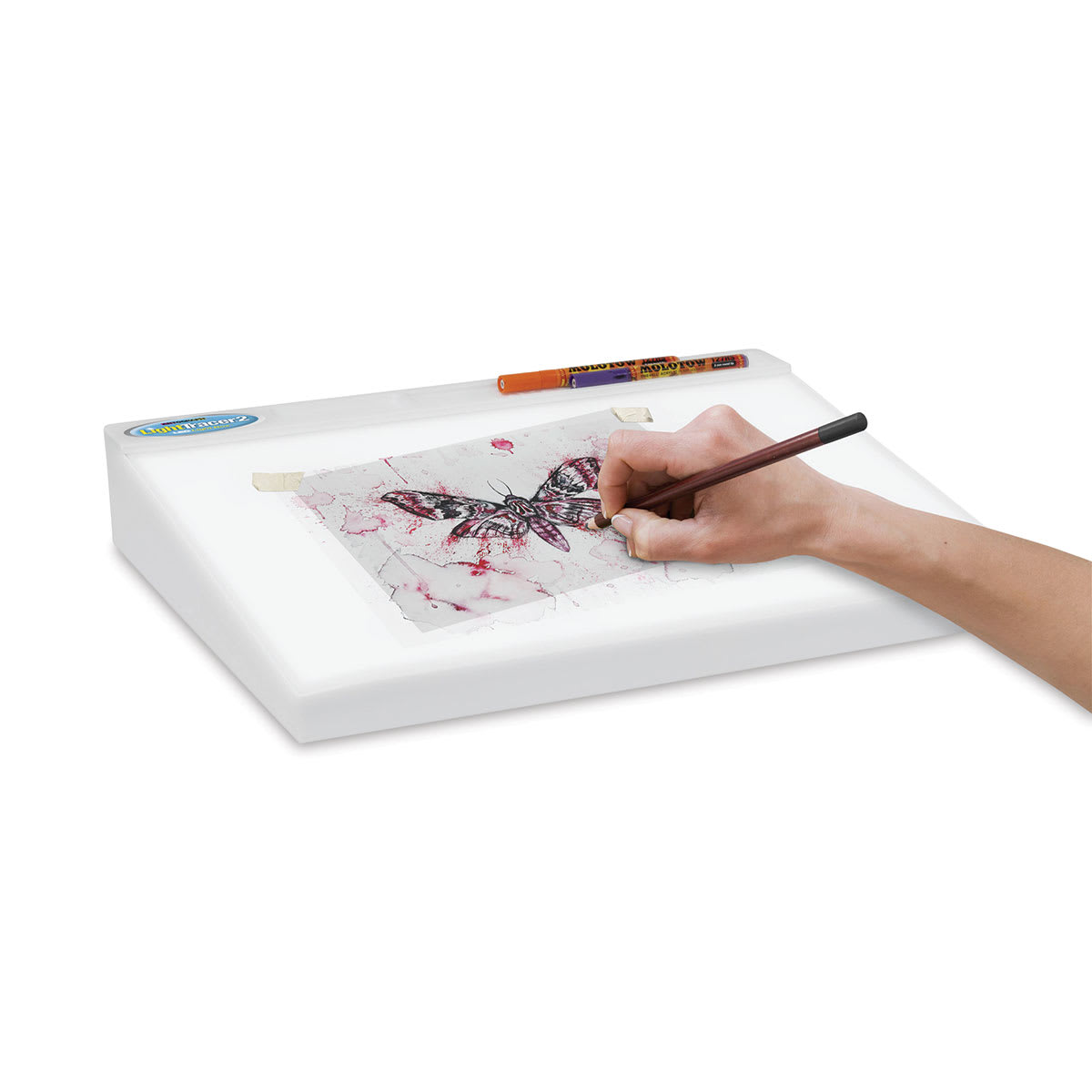 Artograph LightTracer Light Box II- 12" x 18" (Person coloring traced artwork) Artograph LightTracer Light Box II- 12" x 18" (Person coloring traced artwork)