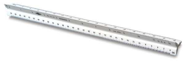 Alvin Scholastic Triangular Scale - 12", Engineering Alvin Scholastic Triangular Scale - 12", Engineering