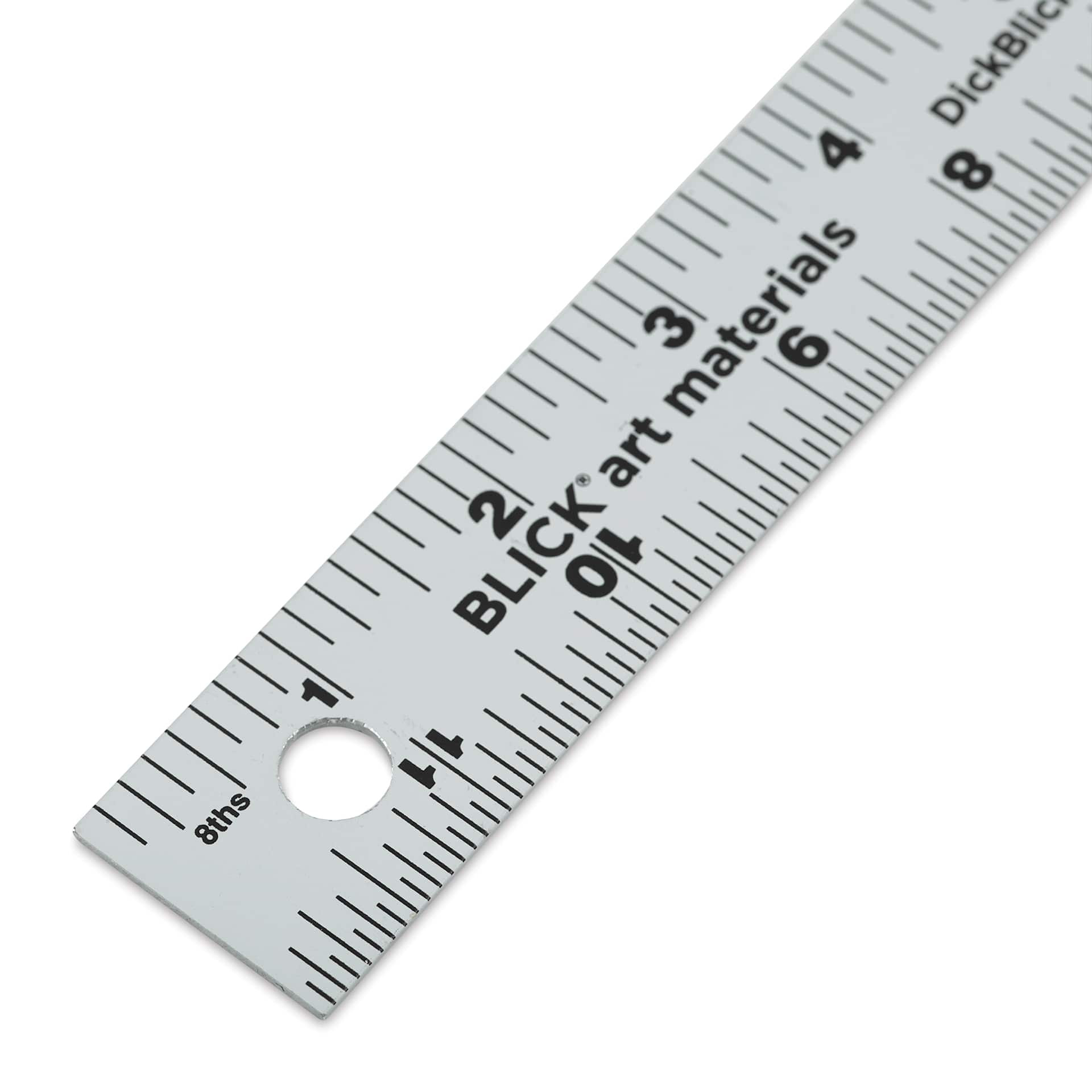 Blick Aluminum Ruler - 12" (close-up one)