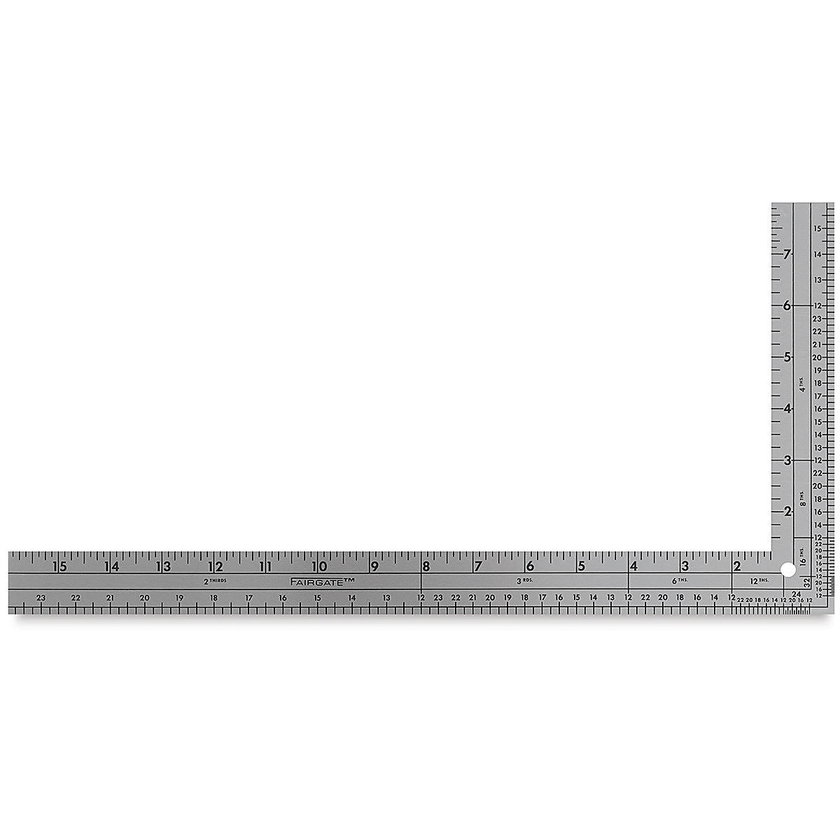 Fairgate Designer L-Squares - 16" L Square showing variety of measurments