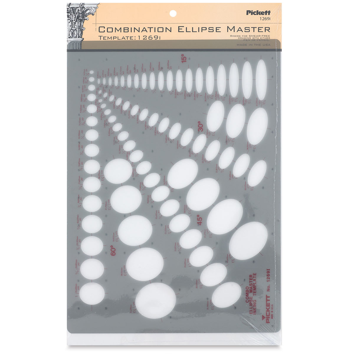 Chartpak Pickett Ellipses Templates