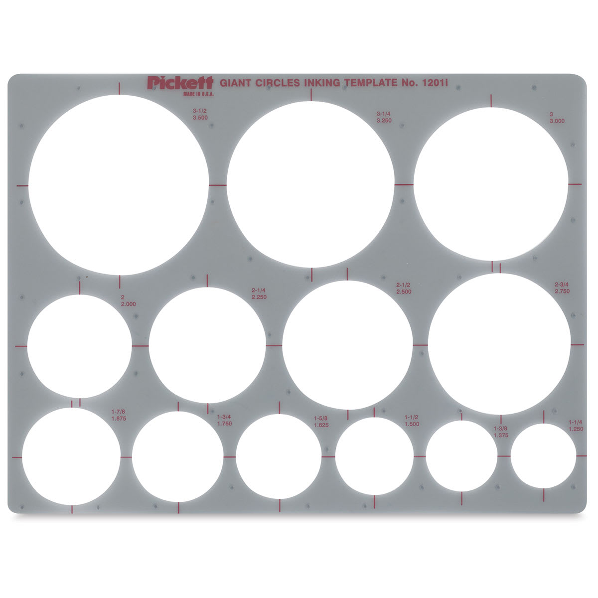 Chartpak Giant Circles Template Chartpak Giant Circles Template