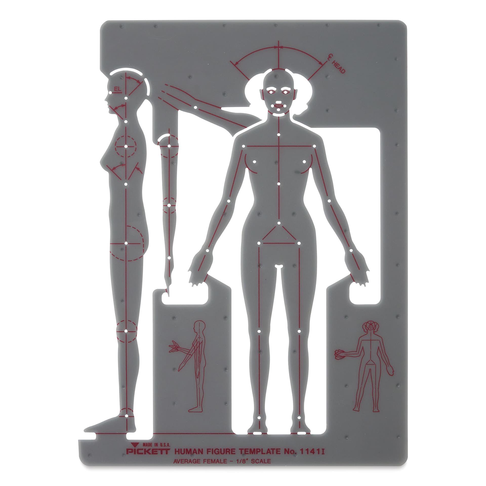 Chartpak Pickett Female Human Figure Template (out of packaging) Chartpak Pickett Female Human Figure Template (out of packaging)