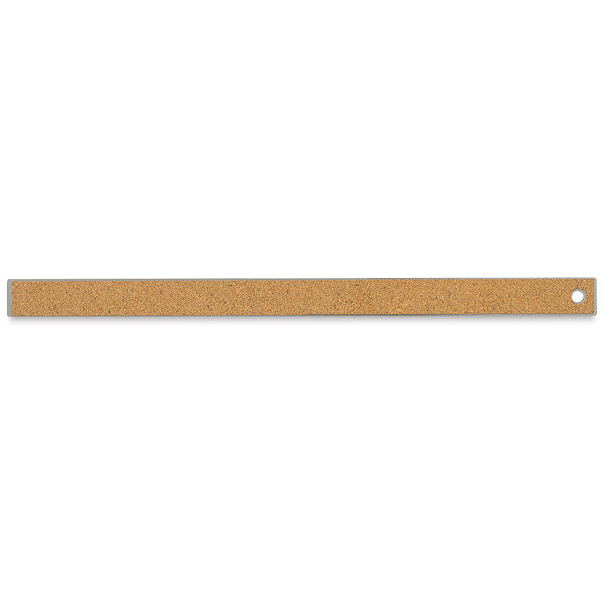 Westcott Flexible Stainless Steel Ruler - Full view non-slip cork backing