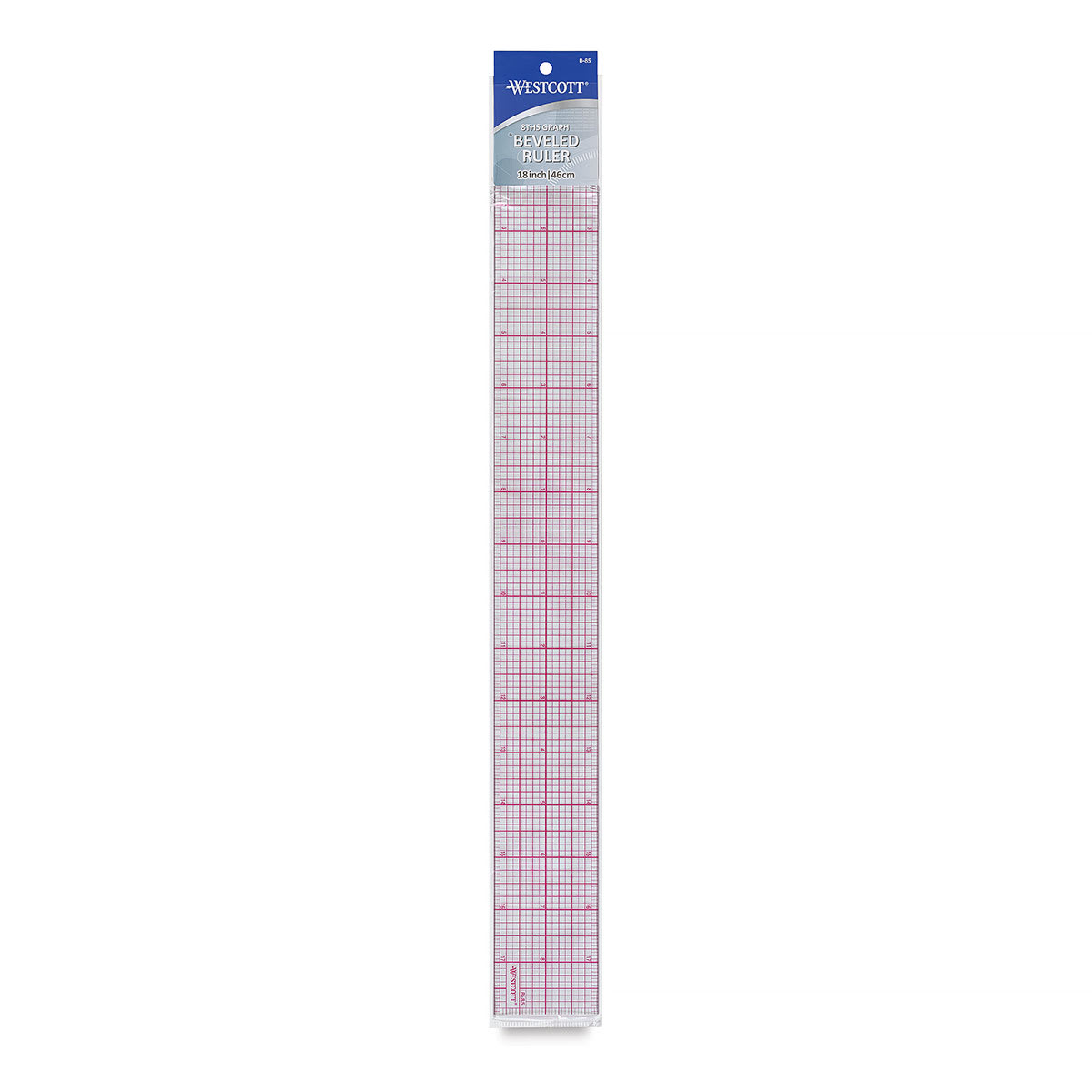 8ths Graph Beveled Ruler - 18" x 2" 8ths Graph Beveled Ruler - 18" x 2"