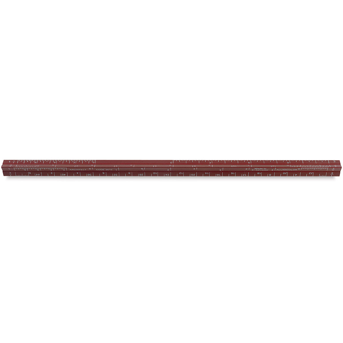 Alumicolor Pocket Scale - 6", Red, Architectural