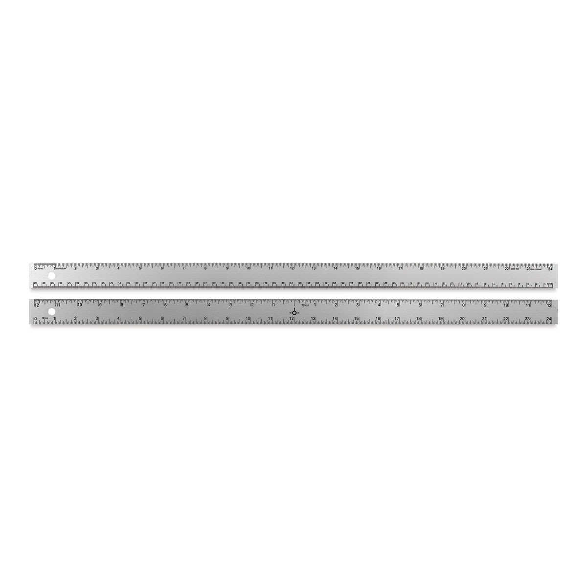Alumicolor Standard Straight Edge - 24", Silver