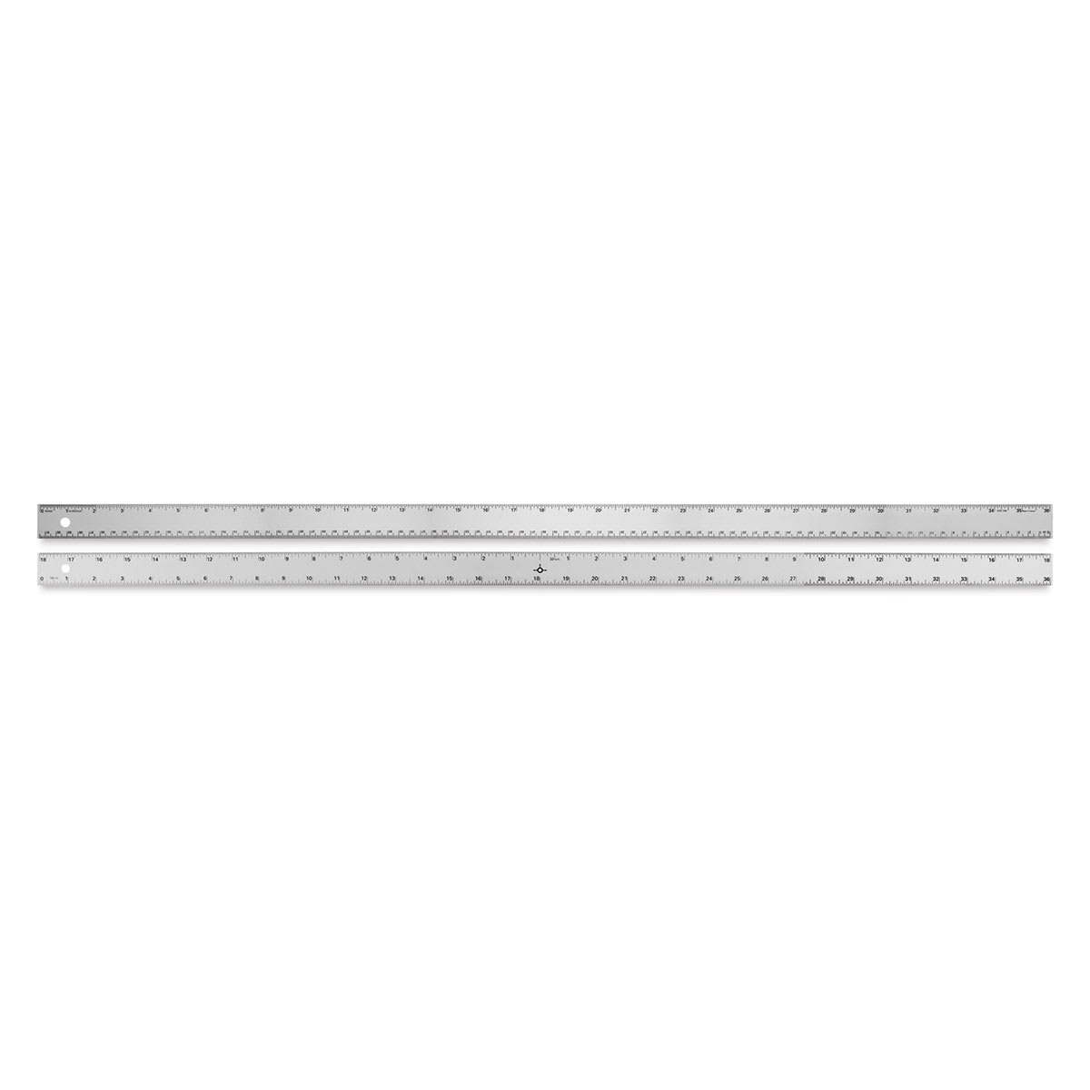Alumicolor Standard Straight Edge - 36", Silver