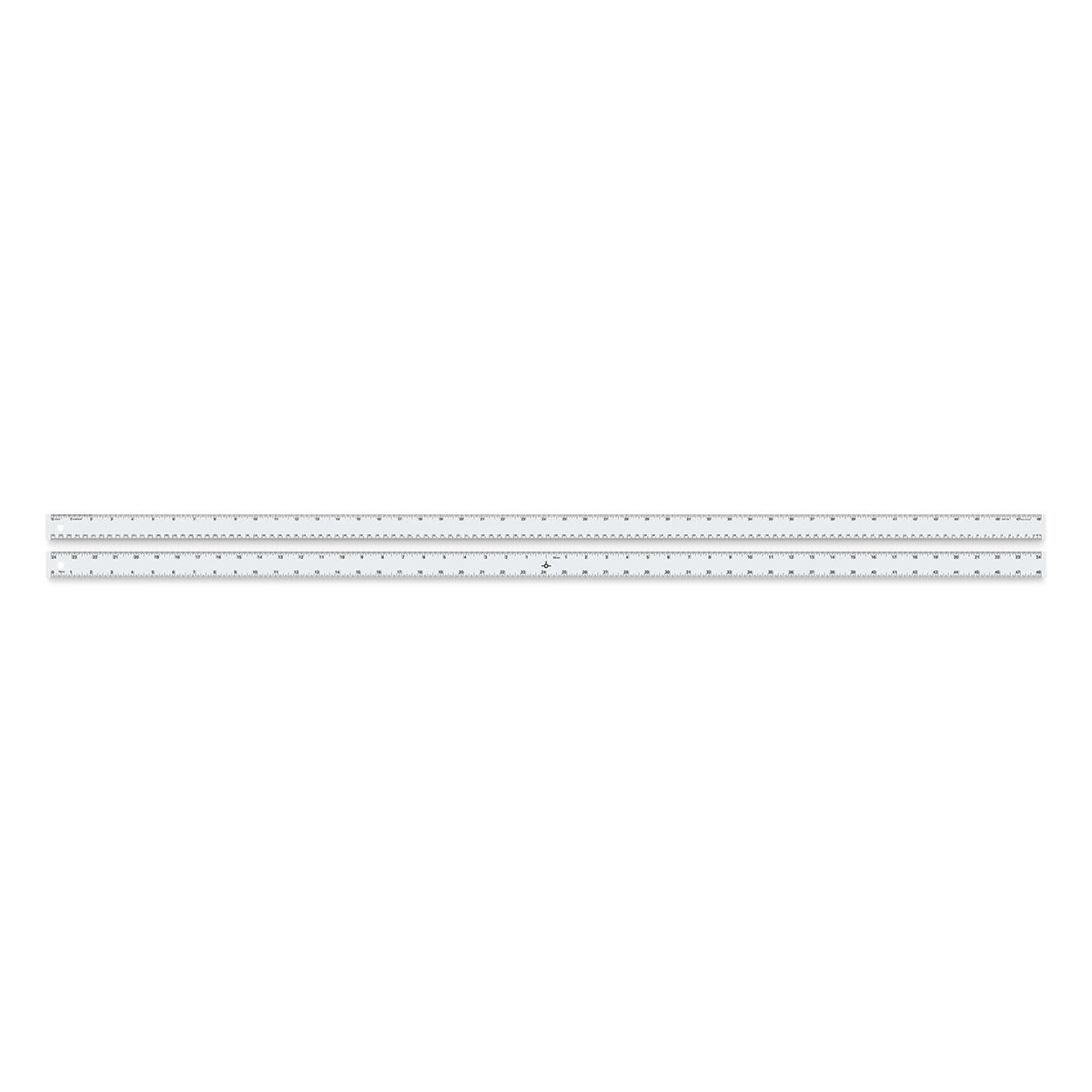 Alumicolor Standard Straight Edge - 48", Silver