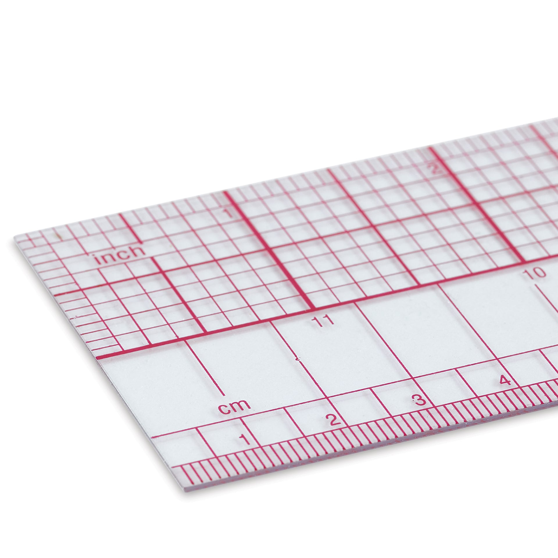 Westcott Inch/Metric Ruler - close up Westcott Inch/Metric Ruler - close up