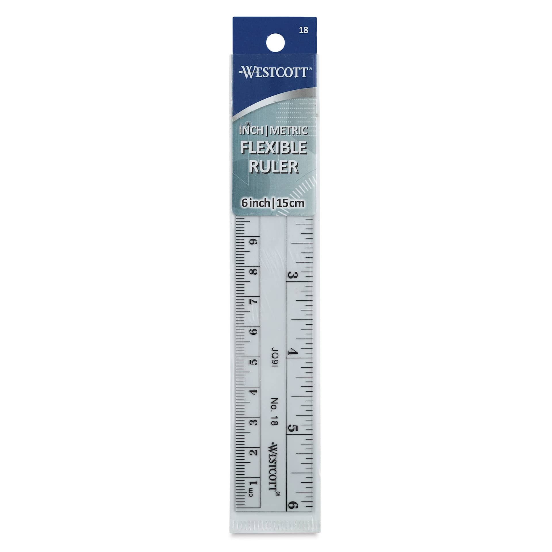Westcott Flexible Inch/Metric Ruler - 6", Inch/Metric (in package) Westcott Flexible Inch/Metric Ruler - 6", Inch/Metric (in package)