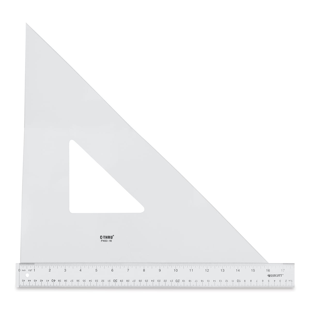 Westcott Professional Triangle - 16", 45-90 Degree