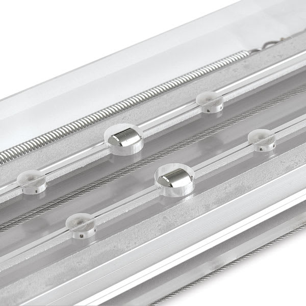 Parallel Straightedges - Closeup of Rollers
