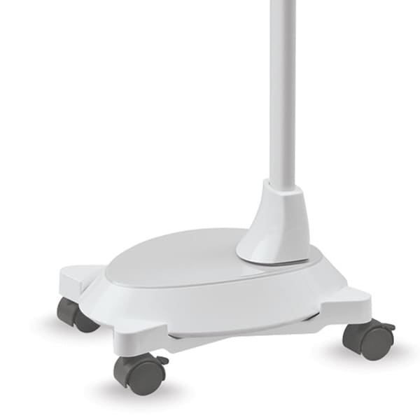 OttLite Floor Lamp with Wheelbase - Side view of Wheelbase with lamp pole inserted
OttLite Floor Lamp with Wheelbase - Side view of Wheelbase with lamp pole inserted