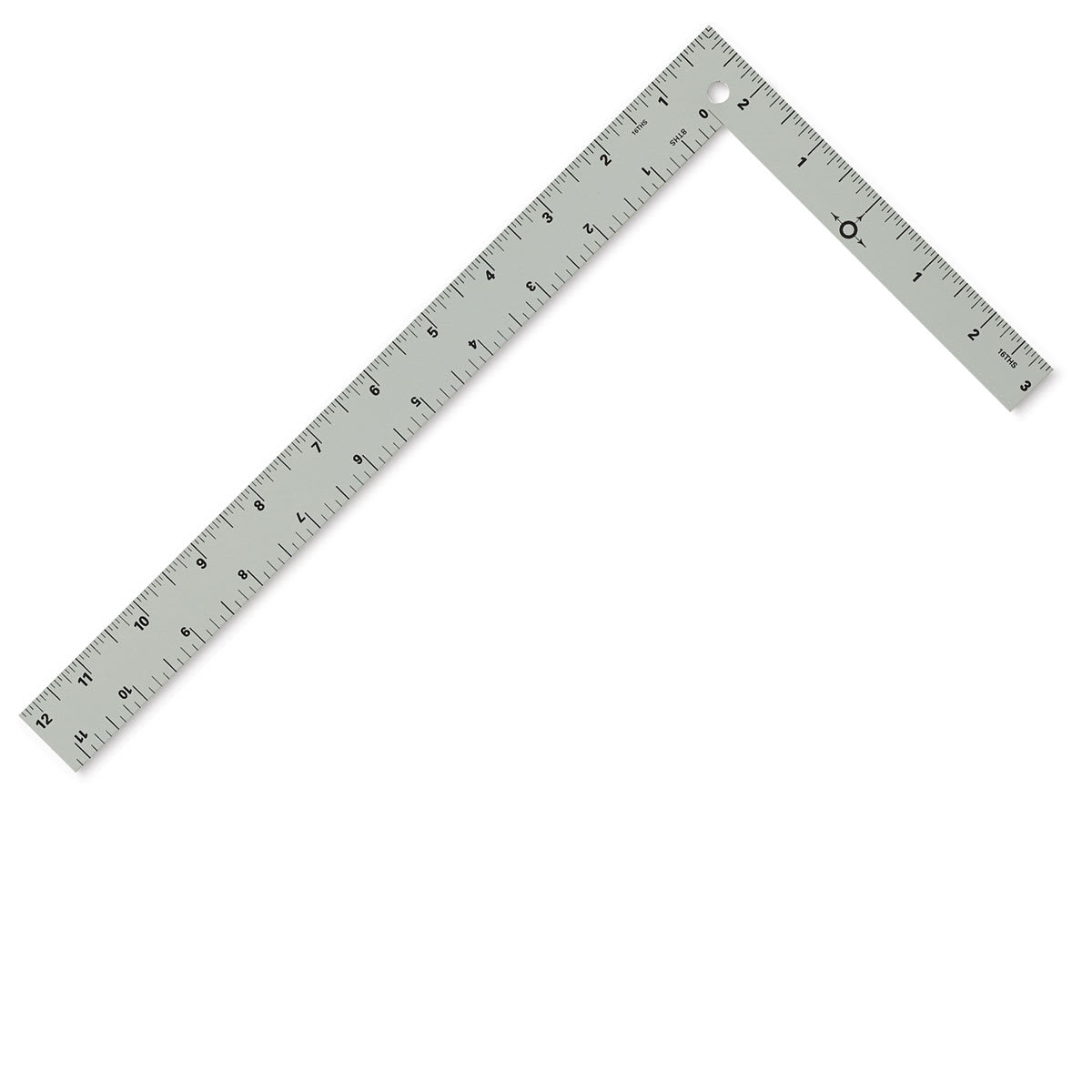 Blick Aluminum L-Squares - Back side of Blick L-Square Blick Aluminum L-Squares - Back side of Blick L-Square