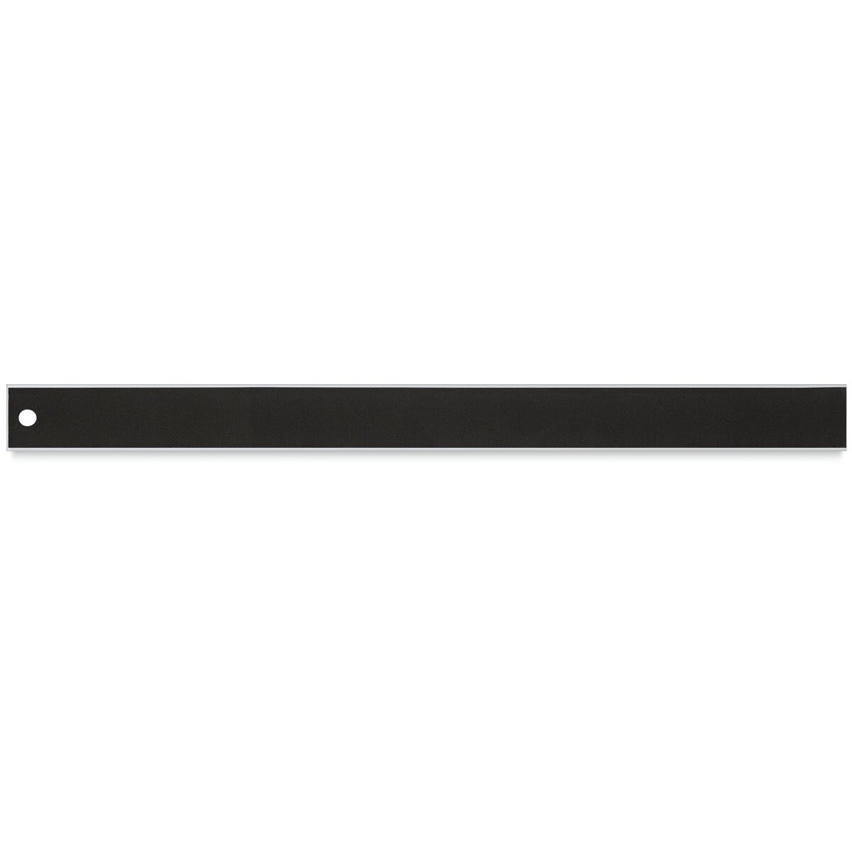 Blick Aluminum Non-Slip Ruler - 18" (out of packaging, back)