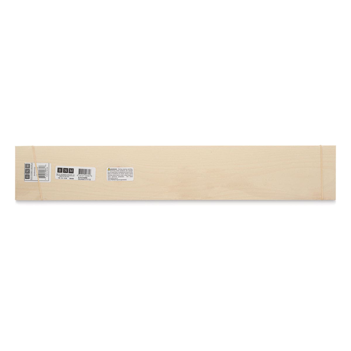Bud Nosen Basswood Sheets - 1/8" x 4" x 24", 15 Sheets - top view
