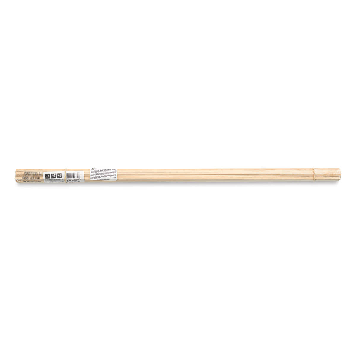 Bud Nosen Basswood Sticks - 1/16" x 3/16" x 24", 45 Sticks - top view