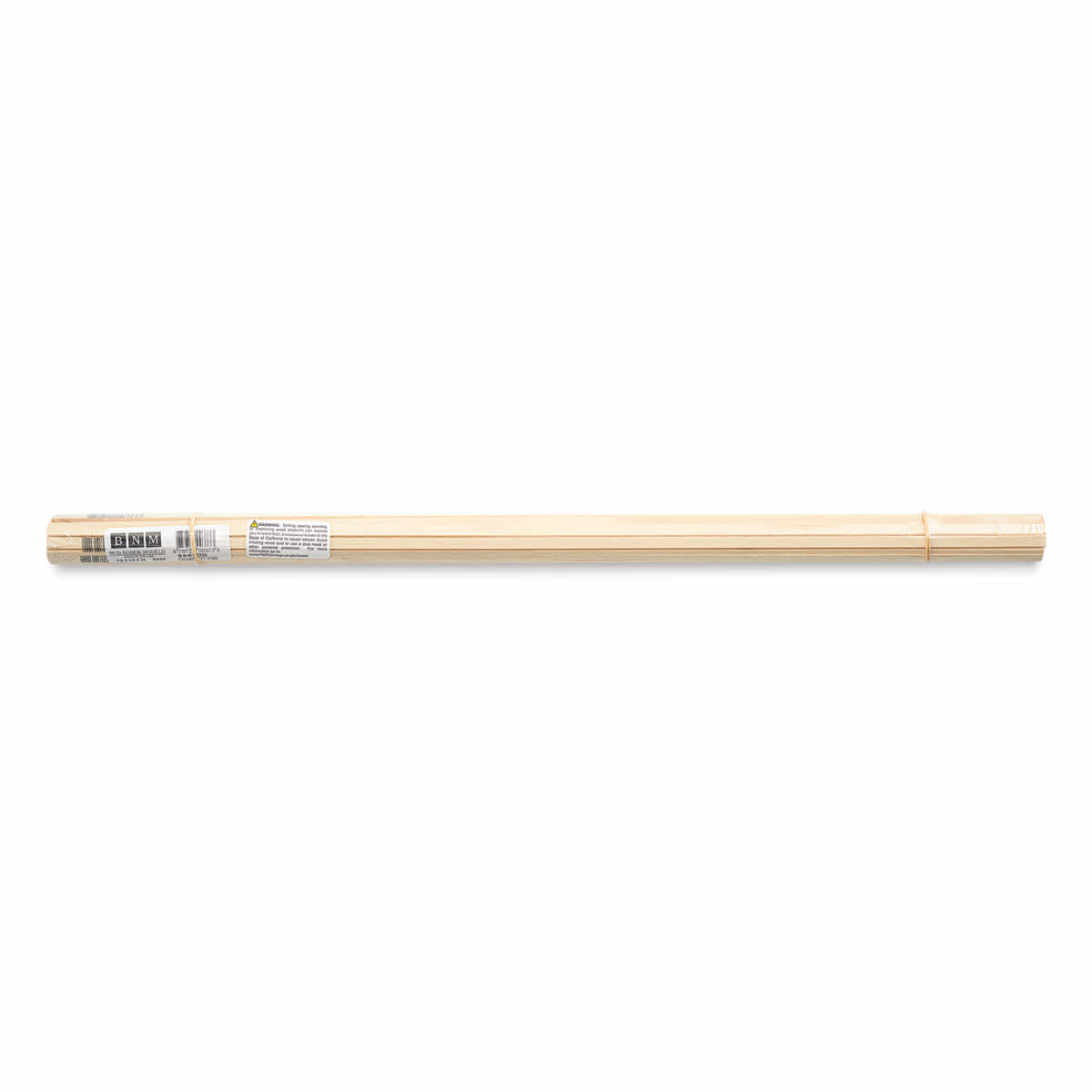 Bud Nosen Basswood Sticks - 1/8" x 1/4" x 24", 30 Sticks - top view