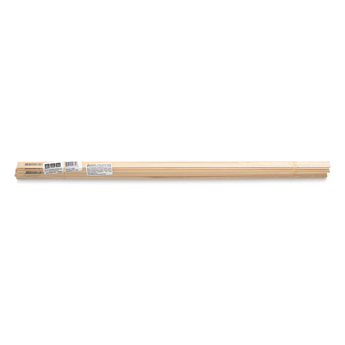 Bud Nosen Basswood Sticks - 1/8" x 3/16" x 24", 36 Sticks - top view