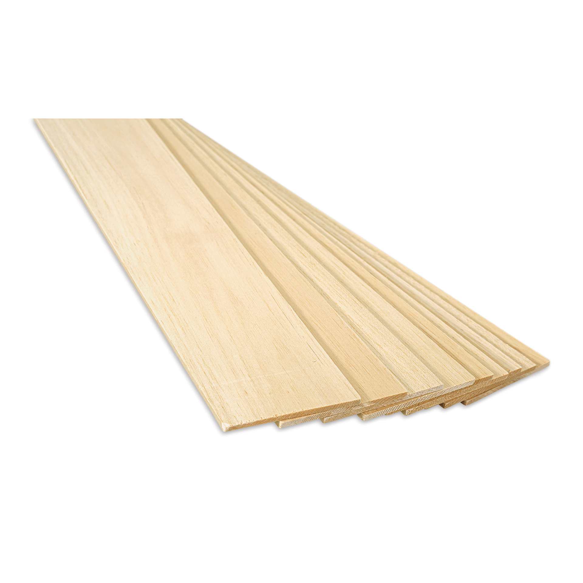 Bud Nosen Balsa Wood Sheets - 3/16" x 4" x 36", Pkg of 10 (close up)