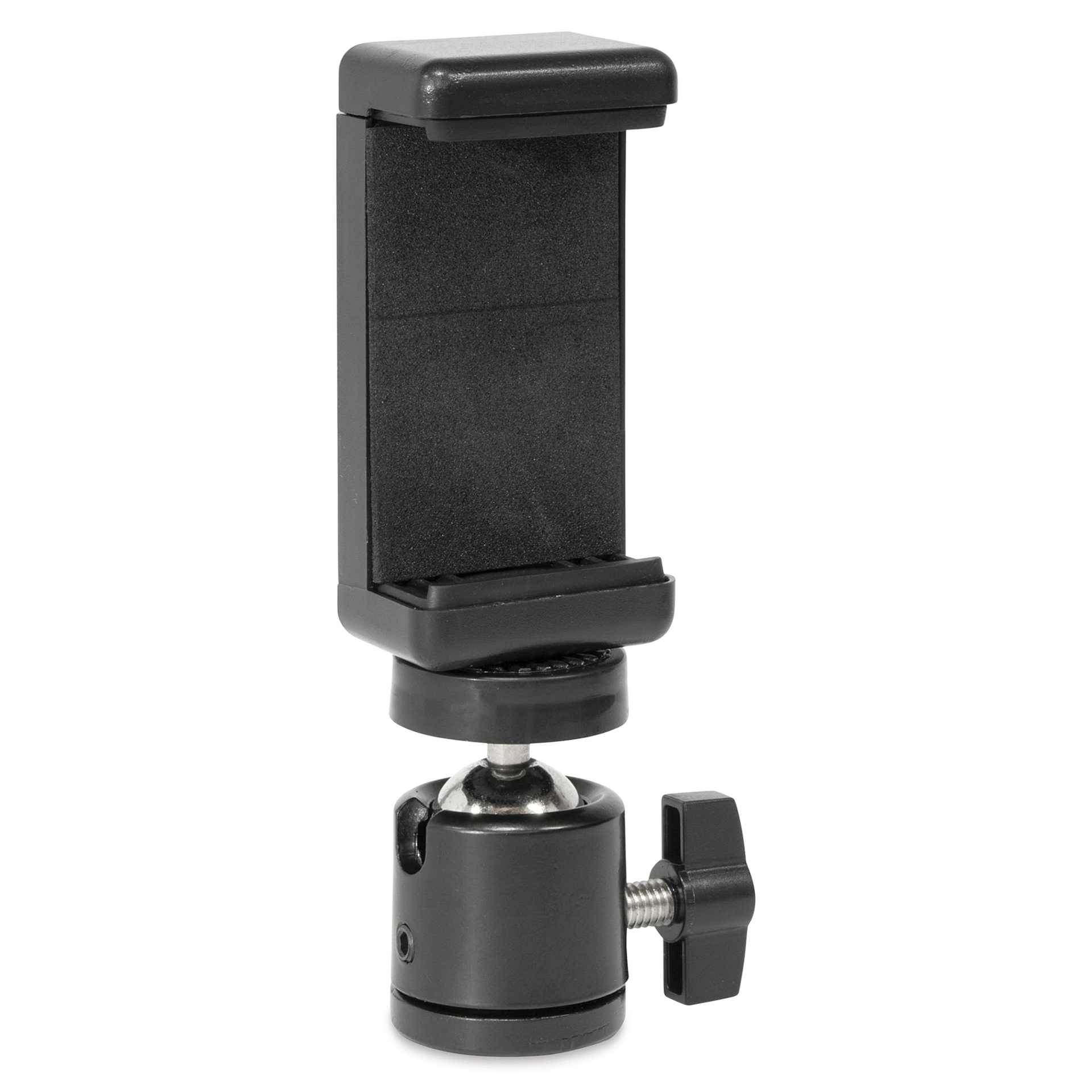 Artograph Mini Ring Light with Desk Stand - 8" Diameter, close up of the additional holder. 