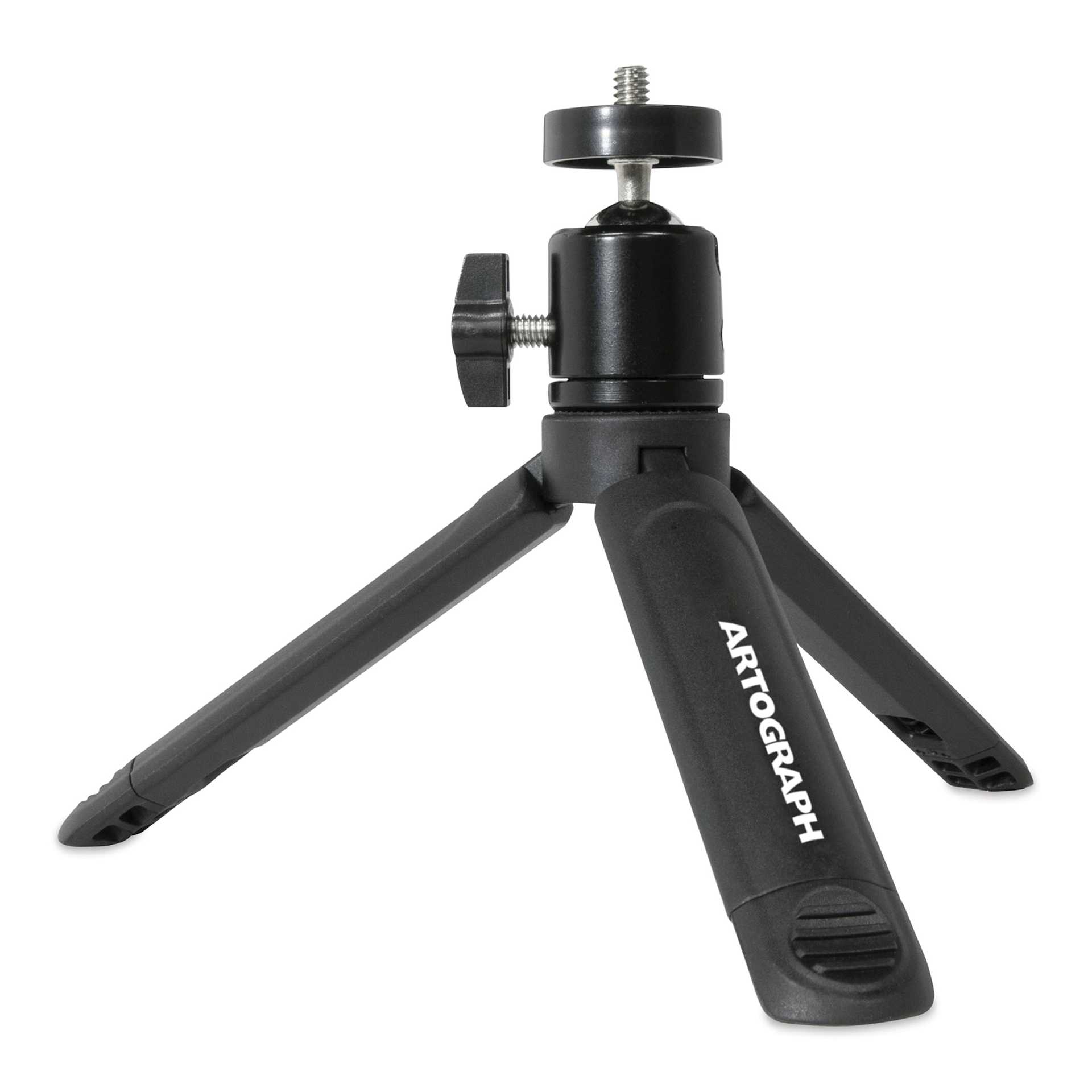Artograph Mini Ring Light with Desk Stand - 8" Diameter, close up of the tripod legs.