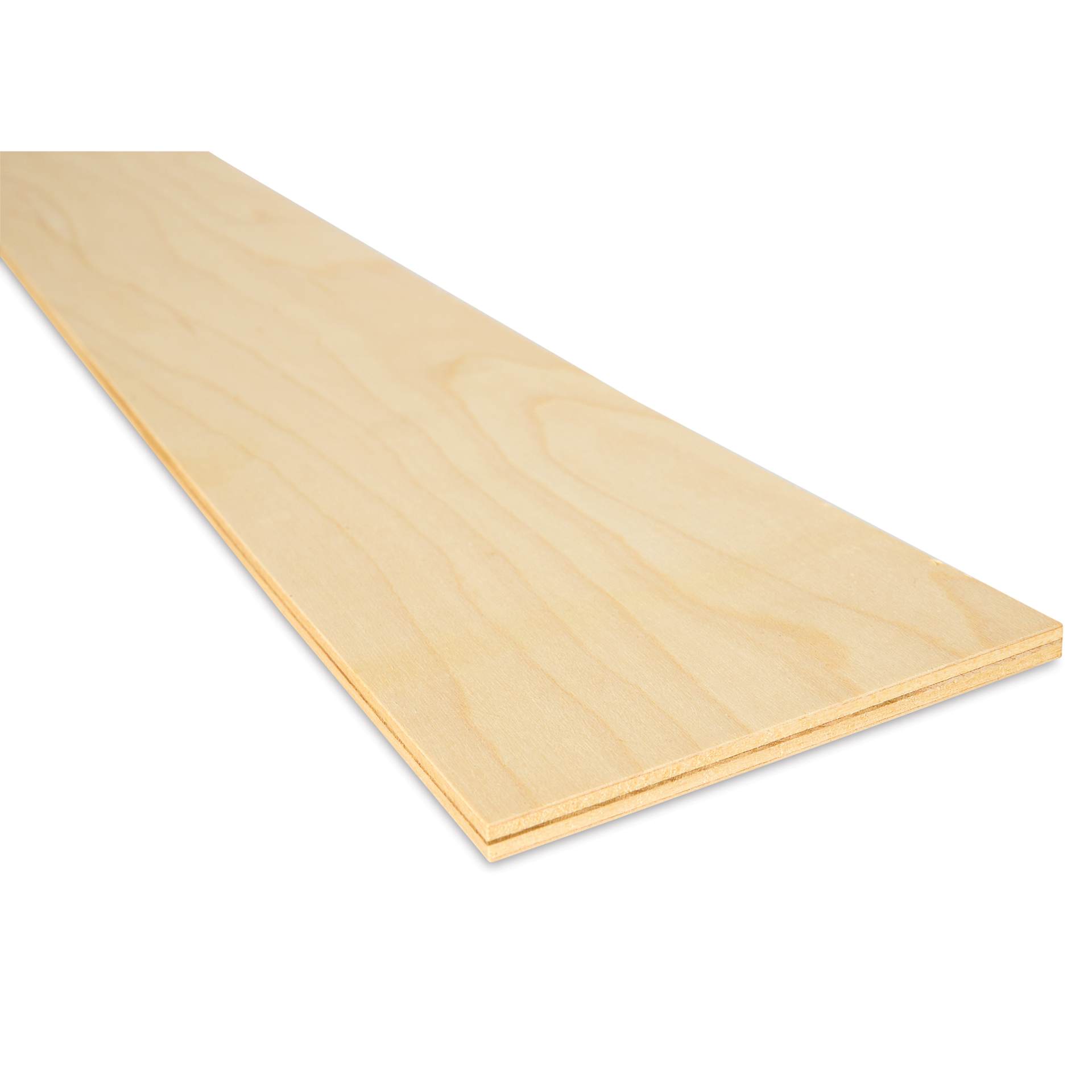 Midwest Products Maple Plywood - 1/4" x 3-1/2" x 36", close-up