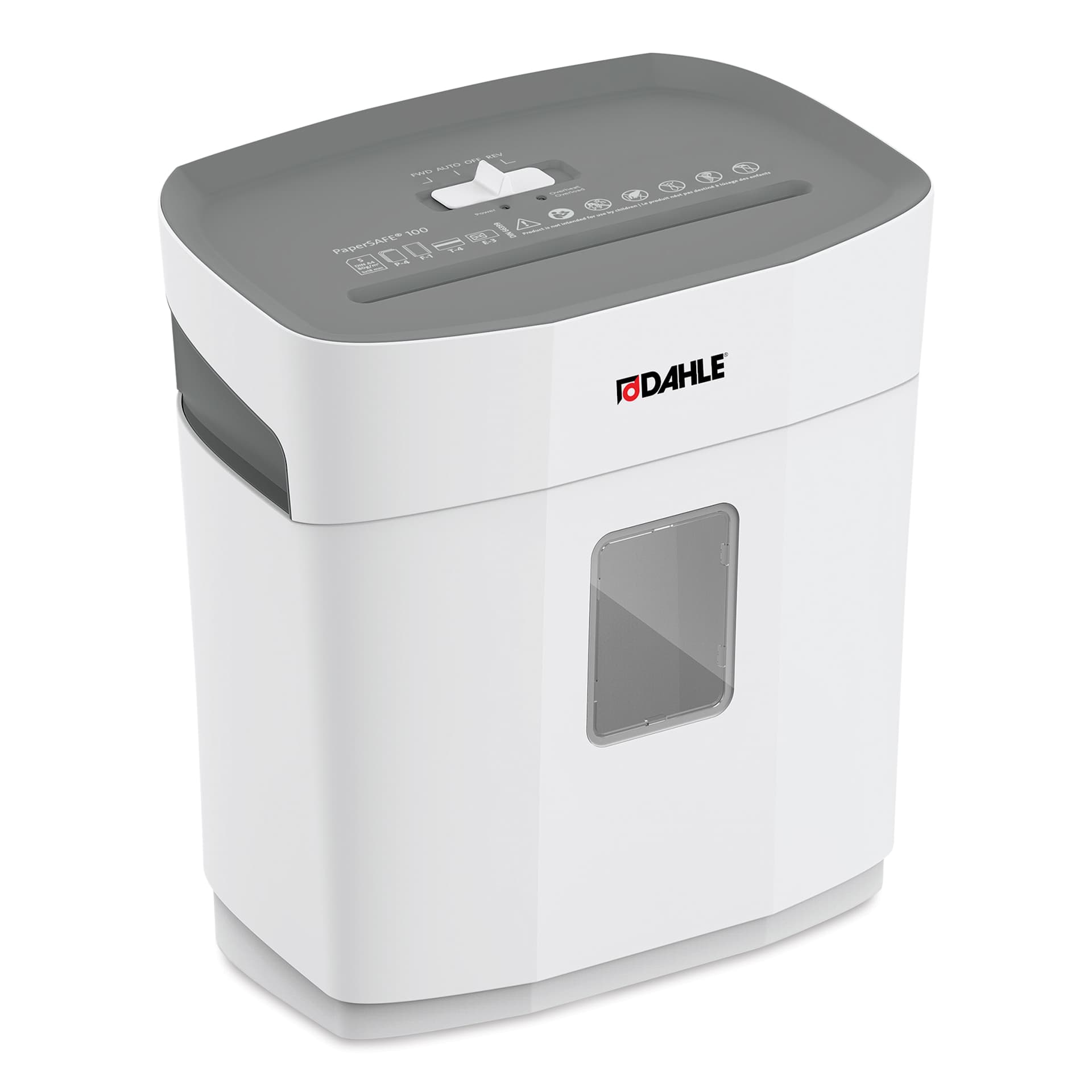 Dahle Papersafe PS 100 Paper Shredder (Front of shredder)