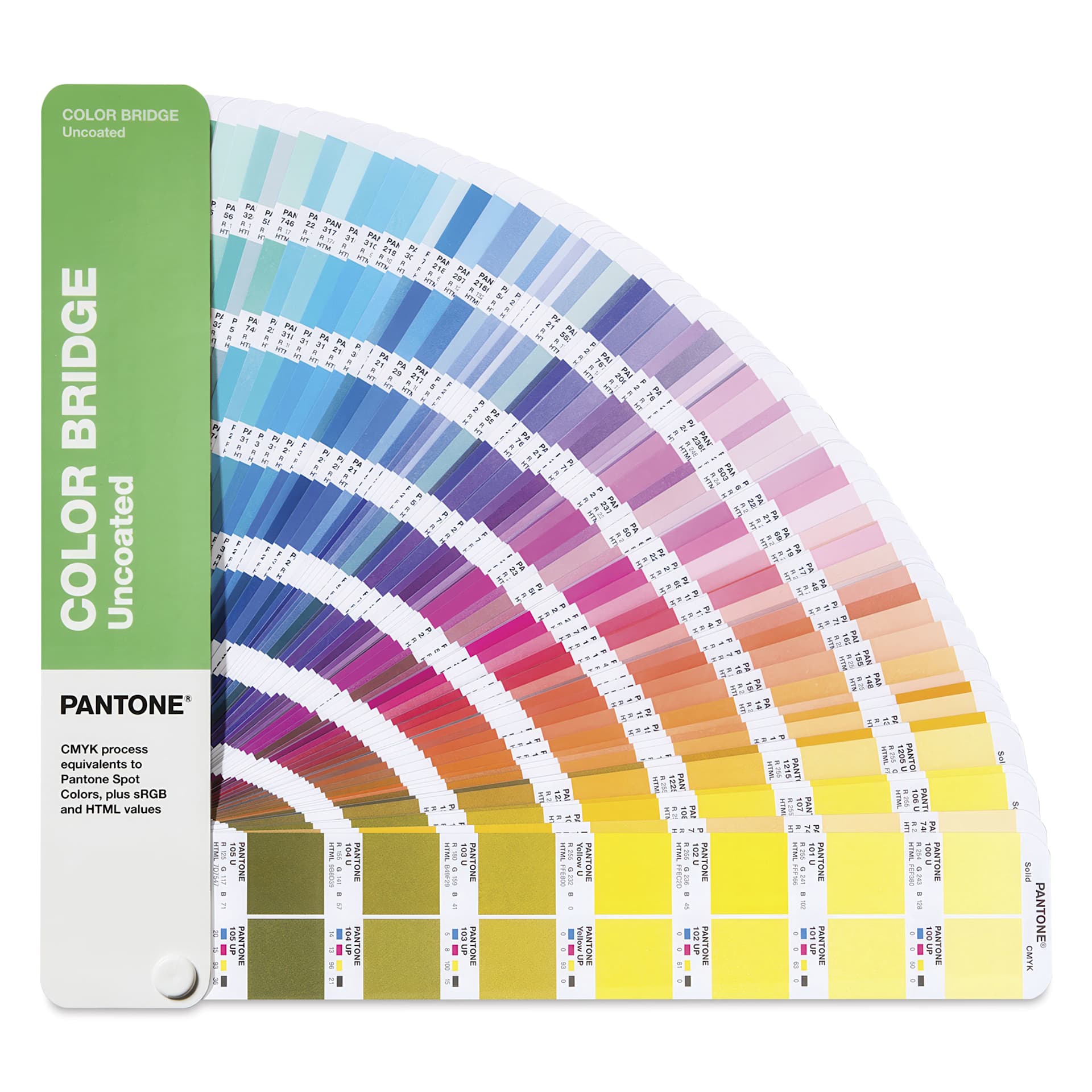 Pantone Color Bridge Guide Uncoated  - 2,359 Colors, fanned out